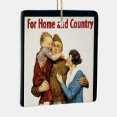 ヴィンテージ 愛国 戦士 勝利 リバティ ローン セラミックオーナメント (右)