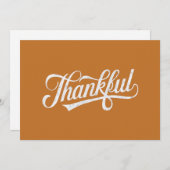 ヴィンテージ 感謝の秋の贈り物 シーズンカード (正面/裏面)