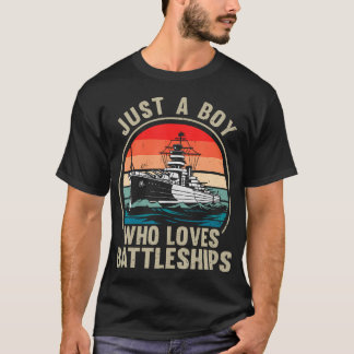 ヴィンテージ 戦艦 愛好家 Tシャツ