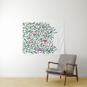 ヴィンテージ 手描き 花 マグネット キーチェーン タペストリー (インサイチュ(横))