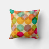 ヴィンテージ・抽象芸術・シームレス・パターン、背景 クッション (裏面)