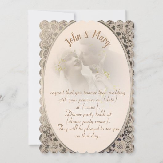 ヴィンテージ 招待状 (正面)