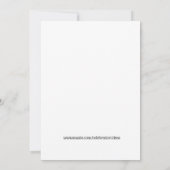 ヴィンテージ 招待状 (裏面)