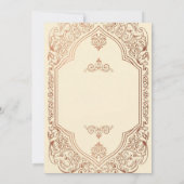 ヴィンテージ 招待状 (裏面)