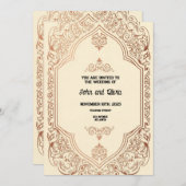 ヴィンテージ 招待状 (正面/裏面)