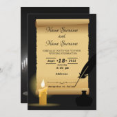 「ヴィンテージ」 招待状 (正面/裏面)