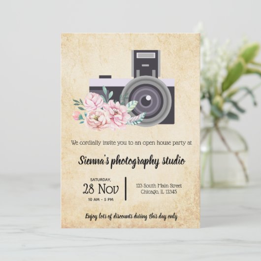 ヴィンテージ 招待状 (スタンド正面)