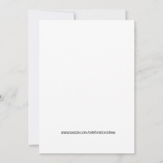 ヴィンテージ 招待状 (裏面)