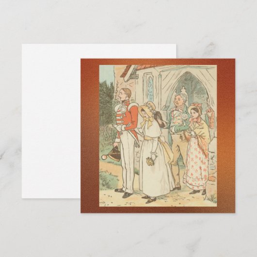 ヴィンテージ 招待状 (正面/裏面)