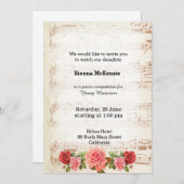 ヴィンテージ 招待状 (正面/裏面)