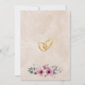 ヴィンテージ 招待状 (裏面)