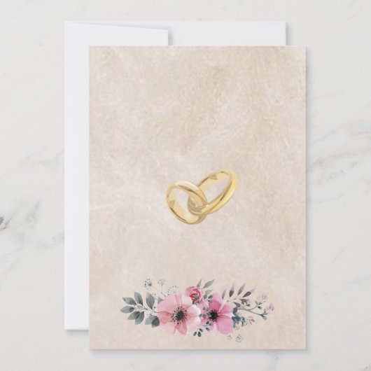 ヴィンテージ 招待状 (裏面)