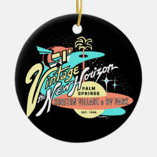 "ヴィンテージ: 新しい地平線" セラミックオーナメント