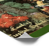 ヴィンテージ – 旅行 – ポスター – メキシコ – 熱帯 (角)