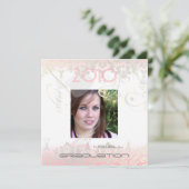 ヴィンテージ/旋回/ダマスク/目盛 招待状 (スタンド正面)