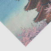 ヴィンテージ 日本の木版画 春の夜の五重塔 薄葉紙 (詳細)