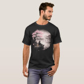 ヴィンテージ 日本の漁師 桜 禅 Tシャツ (正面フル)