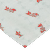 ヴィンテージ·日本の金ゴールド·フィッシュ反復パターン テーブルクロス (アングル)