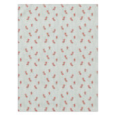 ヴィンテージ·日本の金ゴールド·フィッシュ反復パターン テーブルクロス (正面)