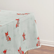 ヴィンテージ·日本の金ゴールド·フィッシュ反復パターン