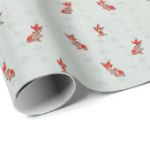 ヴィンテージ·日本の金ゴールド·フィッシュ反復パターン ラッピングペーパー (ロールコーナー)