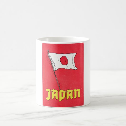 ヴィンテージ 日本 旅行 ポスター コーヒーマグカップ (中央)