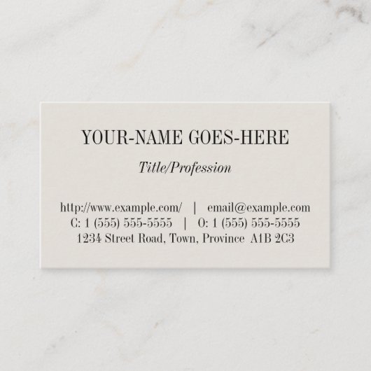 ヴィンテージ、旧、ファッションドプロフェッショナルスタイル 名刺