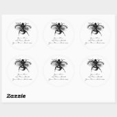 ヴィンテージ（昆虫）マルハナバチ ラウンドシール (シート)