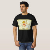 ヴィンテージ 星座, 占星術 水瓶座 Tシャツ (正面フル)