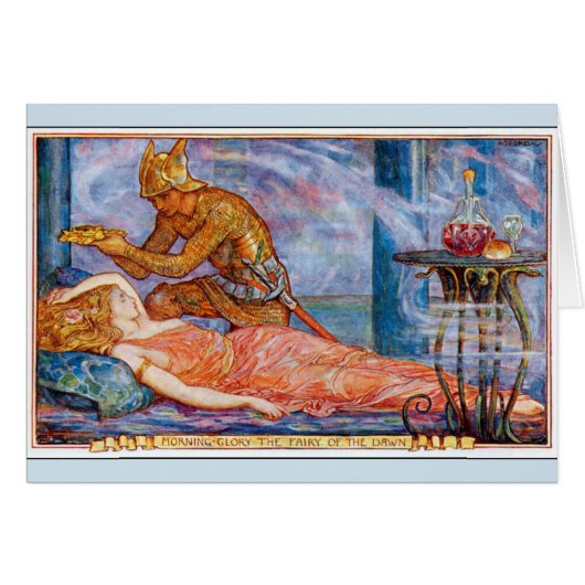 ヴィンテージ-朝顔-夜明けの妖精、 (正面横)