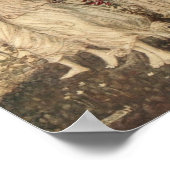 ヴィンテージ – 木のまわりにの乙女、 ポスター (角)