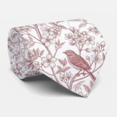 ヴィンテージ 桜と鳥のエステティック 1 ネクタイ (ロール)