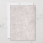 ヴィンテージ 桜 ピンク 花 モダン ウェディング 招待状 (裏面)