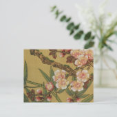 ヴィンテージ 桜 和風 花 ポストカード (スタンド正面)