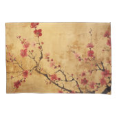 ヴィンテージ 桜 枕カバー (正面)