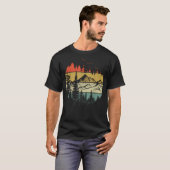 ヴィンテージ 森の木と野生動物 Tシャツ (正面フル)