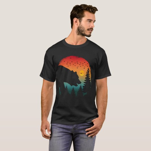 ヴィンテージ 森の熊 Tシャツ (正面フル)