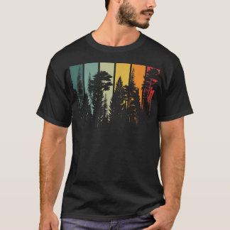 ヴィンテージ 森林 戸外 自然 ハイキング キャンプ Tシャツ