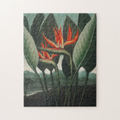 ヴィンテージ 植物画 極楽鳥ジグソーパズル ジグソーパズル (縦)