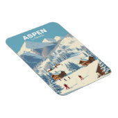 ヴィンテージ《植物》アスペンスキーコロラドトラベル マグネット (右側)