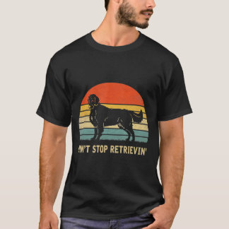 ヴィンテージ 止まるな ゴールデンレトリバー Tシャツ