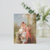 ヴィンテージ – 母と子 ポストカード (スタンド正面)