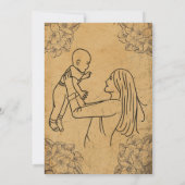 ヴィンテージ 母の日 デライト ご招待, 母の日 招待状 (裏面)