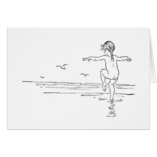 ヴィンテージ-気に無料の夏のビーチの日， (正面横)