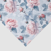 ヴィンテージ、水彩バラ 薄葉紙 (詳細)