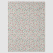ヴィンテージ 水彩 花 フローラル 冬の草原 (クリーム) 薄葉紙 (正面)