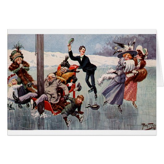 ヴィンテージ – 氷の上で気晴らしをし、 (正面横)