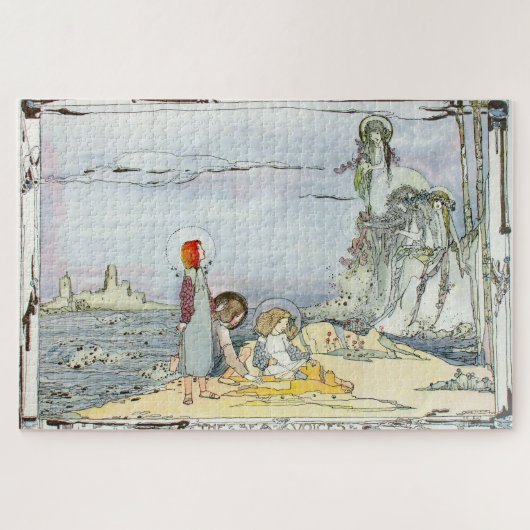 ヴィンテージ『海の声』ジェシー・M・キング ジグソーパズル (横)