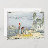 ヴィンテージ『海の声』ジェシー・M・キング ポストカード (正面/裏面)