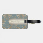 ヴィンテージ、渦巻き ラゲッジタグ (裏面横)